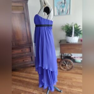 NWT ADAM LIPPES NYC Violet Evening Gown Size 0